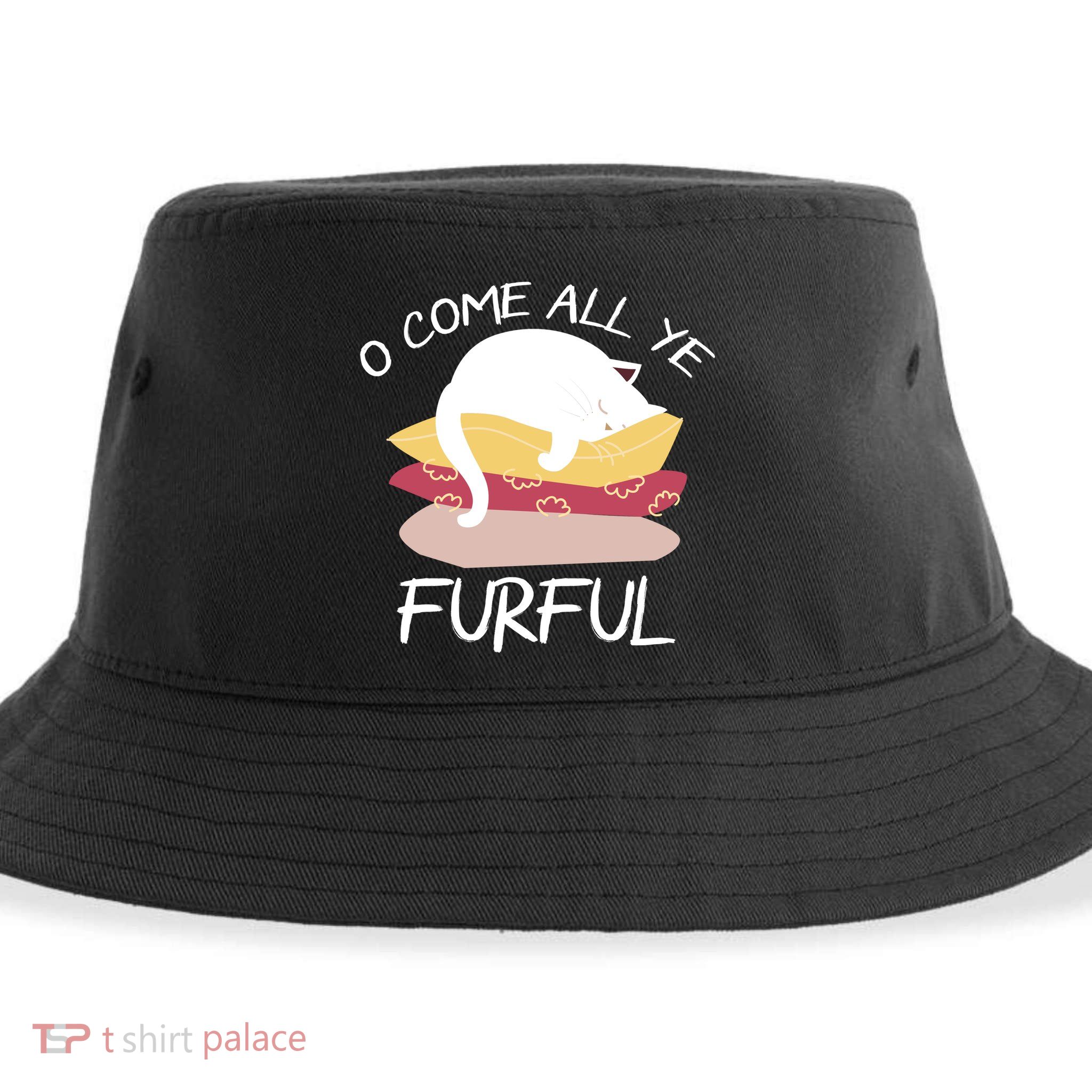 O Come All Ye Furful Sustainable Bucket Hat