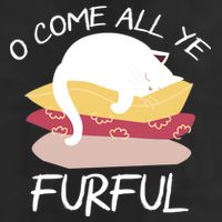 O Come All Ye Furful Adult Drive Performance Visor