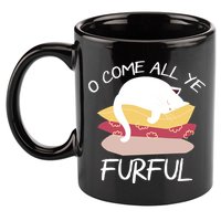 O Come All Ye Furful 11oz C Handle Ceramic Mug