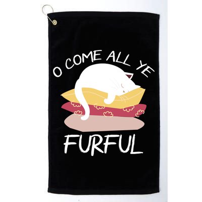 O Come All Ye Furful Golf Towel