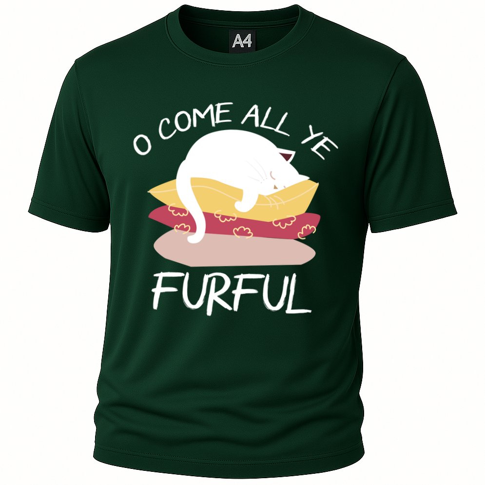 O Come All Ye Furful Cooling Performance Crew T-Shirt