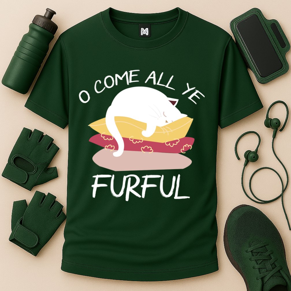 O Come All Ye Furful Cooling Performance Crew T-Shirt