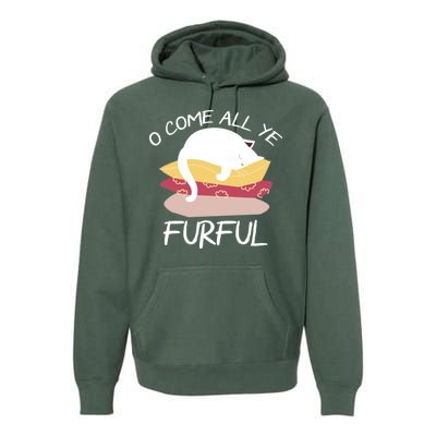 O Come All Ye Furful Premium Hoodie