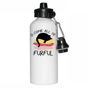 O Come All Ye Furful Aluminum Water Bottle 