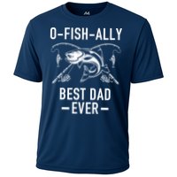 O-Fish-Ally Best Dad Ever Cooling Performance Crew T-Shirt