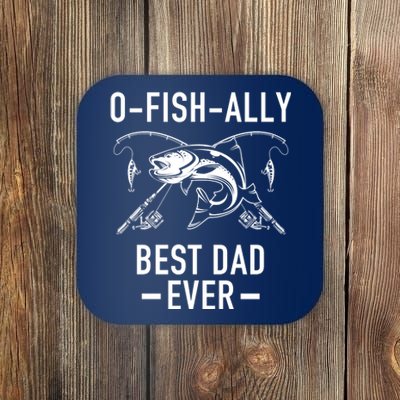 O-Fish-Ally Best Dad Ever Coaster