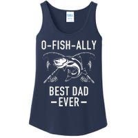 O-Fish-Ally Best Dad Ever Ladies Essential Tank