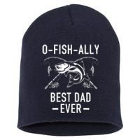 O-Fish-Ally Best Dad Ever Short Acrylic Beanie