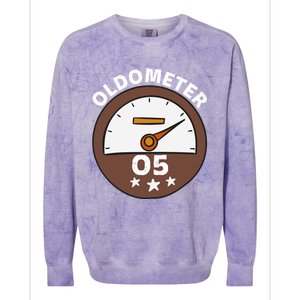 Oldometer 05 Gift Colorblast Crewneck Sweatshirt