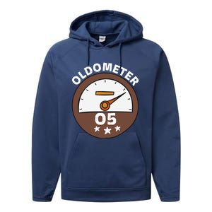 Oldometer 05 Gift Performance Fleece Hoodie