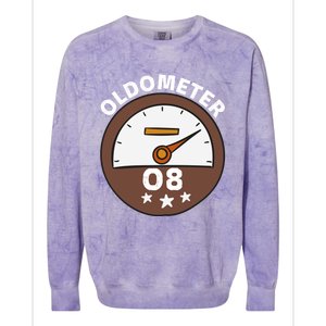 Oldometer 08 Gift Colorblast Crewneck Sweatshirt