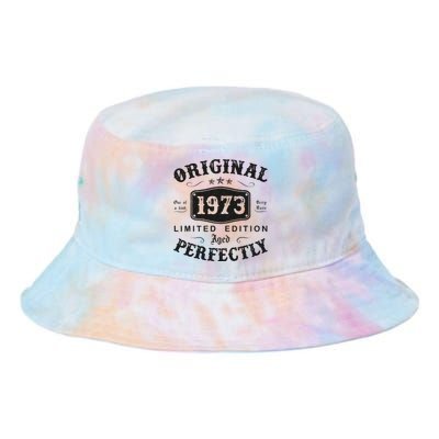 Original 1973 50 Years Old 50th Birthday Gifts Tie Dye Newport Bucket Hat