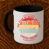 Oct 1995 Birthday The Year Of Being Awesome Gift Mug