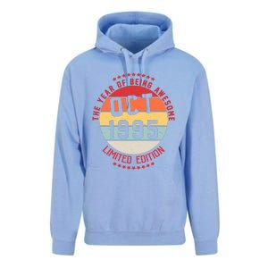 Oct 1995 Birthday The Year Of Being Awesome Gift Unisex Surf Hoodie