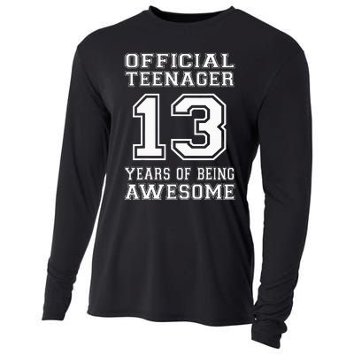 .O.fficial 13th Birthday Celebration Gifts for Teenagers Cooling Performance Long Sleeve Crew