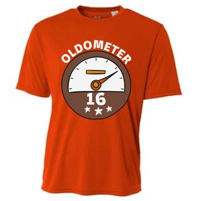 Oldometer 16 Gift Cooling Performance Crew T-Shirt