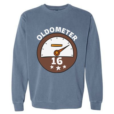 Oldometer 16 Gift Garment-Dyed Sweatshirt