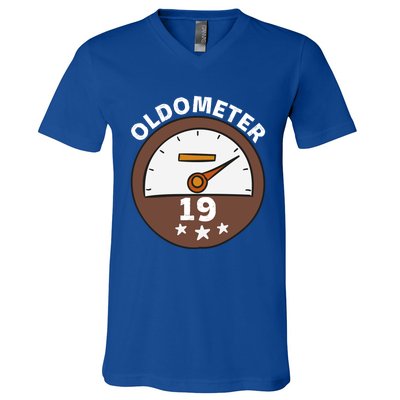 Oldometer 19 Gift V-Neck T-Shirt