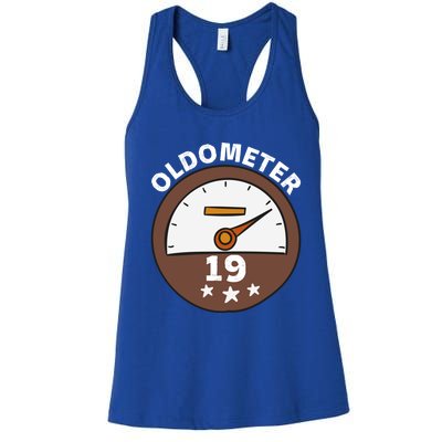 Oldometer 19 Gift Women's Racerback Tank