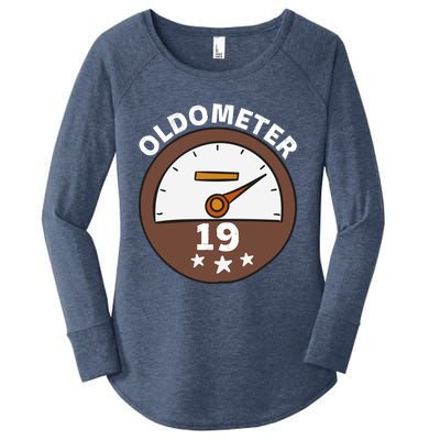 Oldometer 19 Gift Women's Perfect Tri Tunic Long Sleeve Shirt