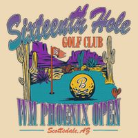 Open 16th Hole Open The PeopleS Open Sun Drawstring Bag