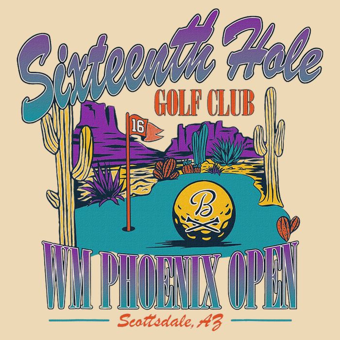 Open 16th Hole Open The PeopleS Open Sun Drawstring Bag