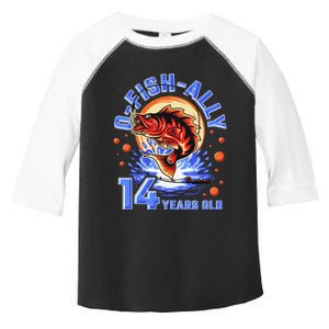 OFishAlly 14 Years Oldns 14th Birthday Fishing Toddler Fine Jersey T-Shirt