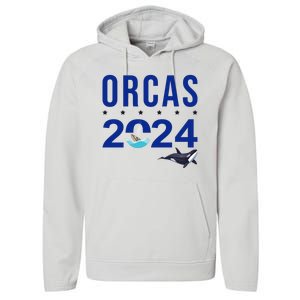 Orcas 2024 Awareness Performance Fleece Hoodie