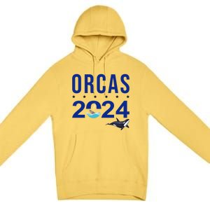 Orcas 2024 Awareness Premium Pullover Hoodie