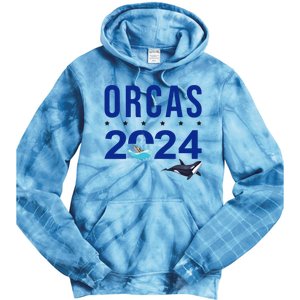 Orcas 2024 Awareness Tie Dye Hoodie