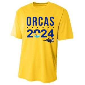 Orcas 2024 Awareness Performance Sprint T-Shirt