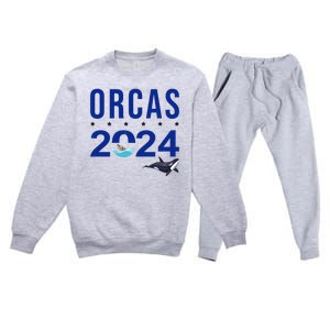 Orcas 2024 Awareness Premium Crewneck Sweatsuit Set