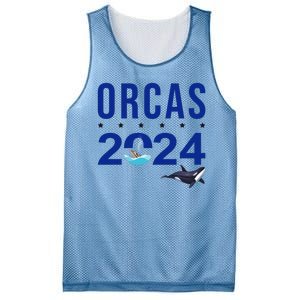 Orcas 2024 Awareness Mesh Reversible Basketball Jersey Tank