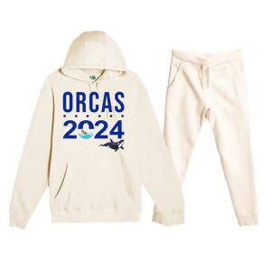 Orcas 2024 Awareness Premium Hooded Sweatsuit Set