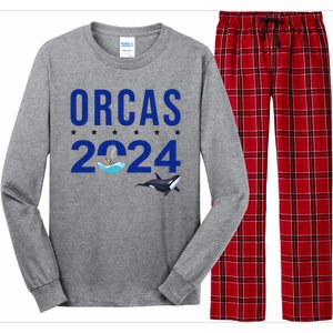 Orcas 2024 Awareness Long Sleeve Pajama Set