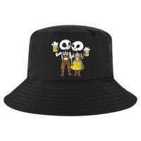 Oktoberfest 2023 Beer Drinking Skeleton Couple Cool Comfort Performance Bucket Hat