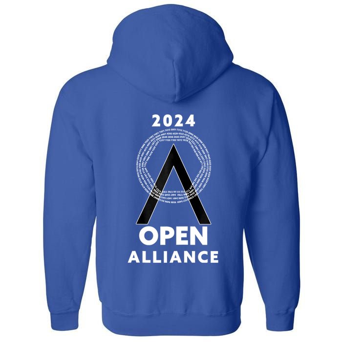 Oa 2024 Design Full Zip Hoodie