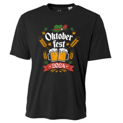 Oktoberfest 2024 Funny Oktoberfest 2024 Costume Cooling Performance Crew T-Shirt