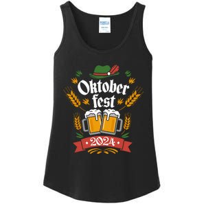 Oktoberfest 2024 Funny Oktoberfest 2024 Costume Ladies Essential Tank