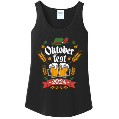 Oktoberfest 2024 Funny Oktoberfest 2024 Costume Ladies Essential Tank