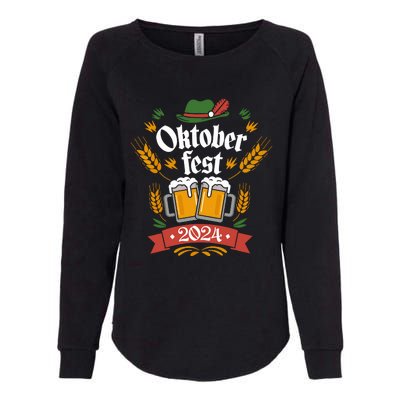 Oktoberfest 2024 Funny Oktoberfest 2024 Costume Womens California Wash Sweatshirt