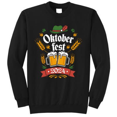 Oktoberfest 2024 Funny Oktoberfest 2024 Costume Tall Sweatshirt