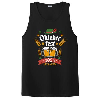 Oktoberfest 2024 Funny Oktoberfest 2024 Costume PosiCharge Competitor Tank