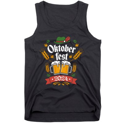 Oktoberfest 2024 Funny Oktoberfest 2024 Costume Tank Top