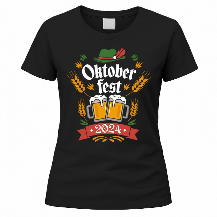 Oktoberfest 2024 Funny Oktoberfest 2024 Costume Women's T-Shirt