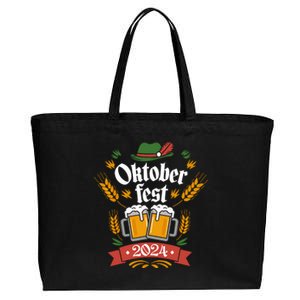 Oktoberfest 2024 Funny Oktoberfest 2024 Costume Cotton Canvas Jumbo Tote