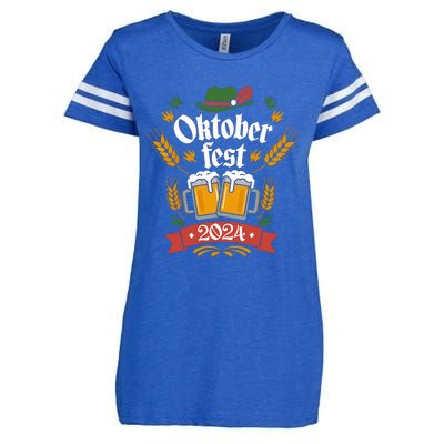 Oktoberfest 2024 Funny Oktoberfest 2024 Costume Enza Ladies Jersey Football T-Shirt