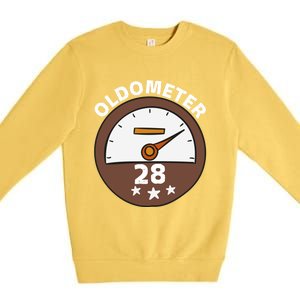 Oldometer 28 Gift Premium Crewneck Sweatshirt