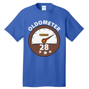 Oldometer 28 Gift Tall T-Shirt