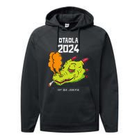 Otaola 2024 Hay Que Joderse Funny Dragon Marijuana Legal Performance Fleece Hoodie